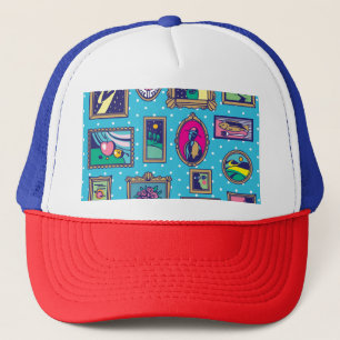 Gallery Wall: Diverse Picture Collection Trucker Hat
