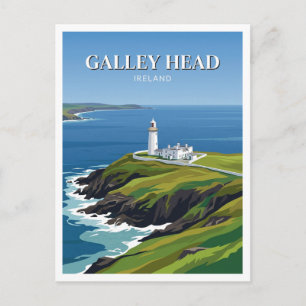 Galley Head Lighthouse Clonakilty Ireland Travel Postcard