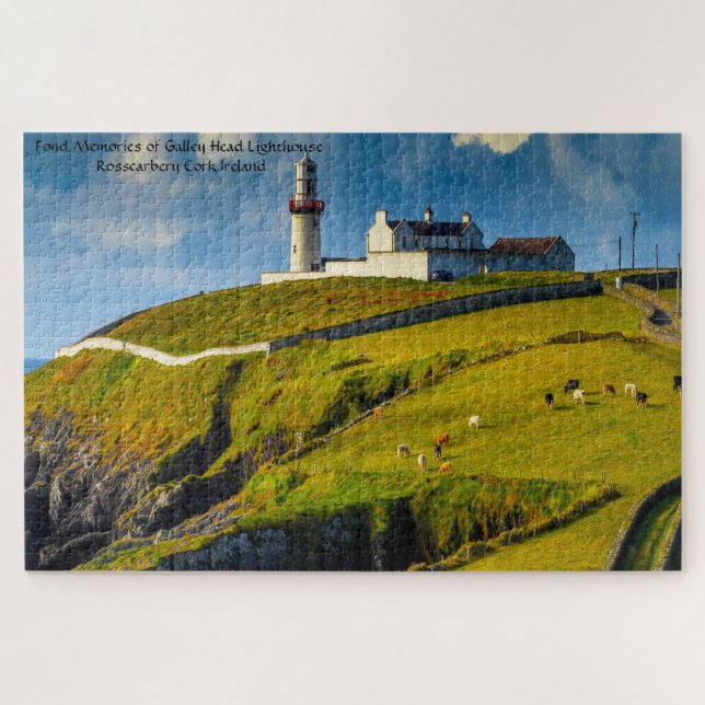 Galley Head Lighthouse Rosscarbery Cork Ireland. J Jigsaw Puzzle (Horizontal)