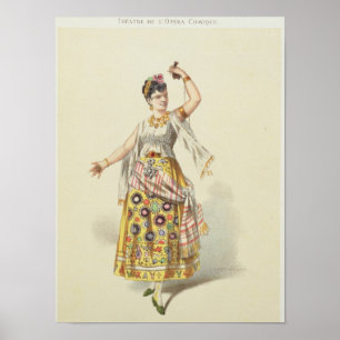Galli Marie in the role of Carmen Poster