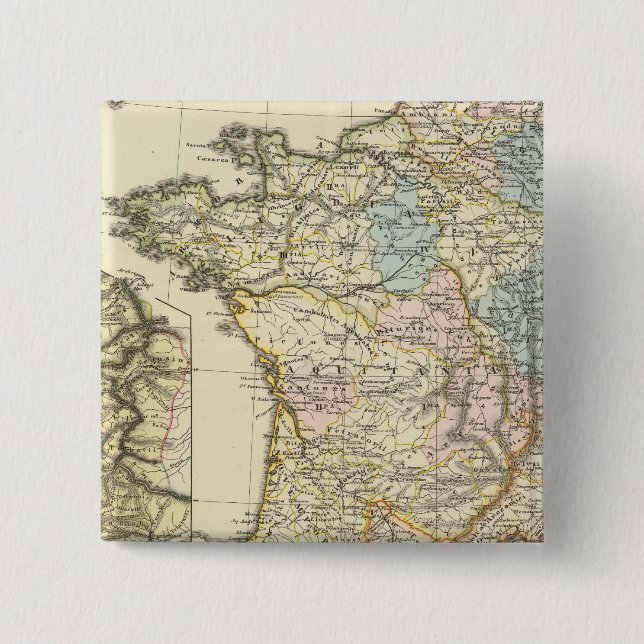 Gallia 15 Cm Square Badge (Front)