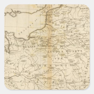 Gallia Square Sticker