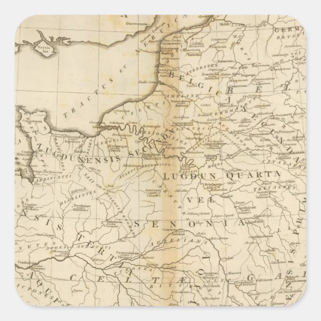 Gallia Square Sticker (Front)