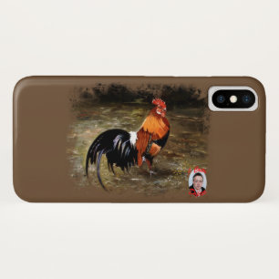 Gallic rooster//Rooster iPhone X Case