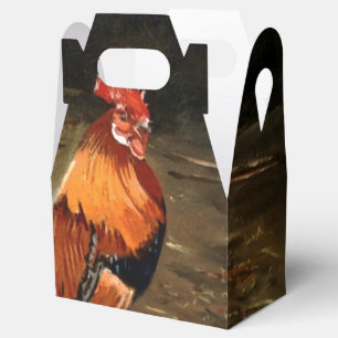 Gallic rooster//Rooster Favour Box