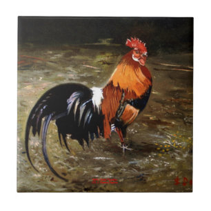 Gallic rooster//Rooster Tile