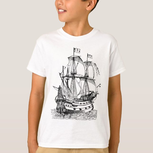 Gallion - Black T-Shirt (Front)