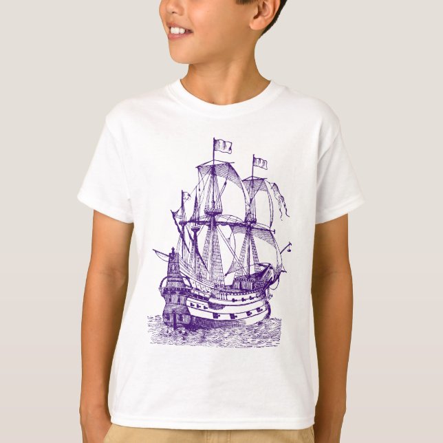 Gallion - Deep Purple T-Shirt (Front)