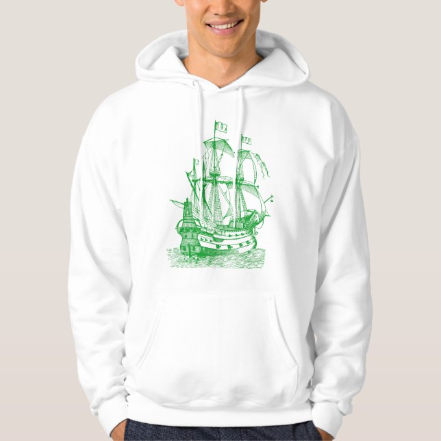 Gallion - Grass Green Hoodie (Front)