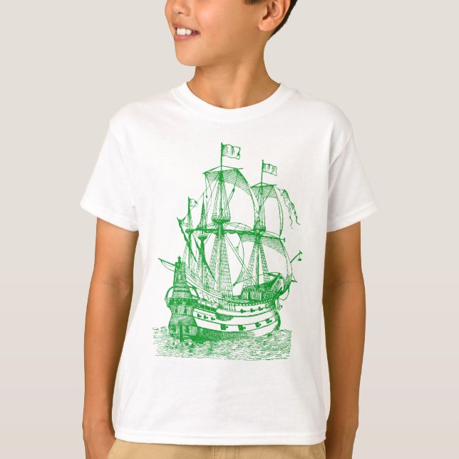 Gallion - Grass Green T-Shirt (Front)