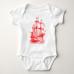 Gallion - Red Baby Bodysuit