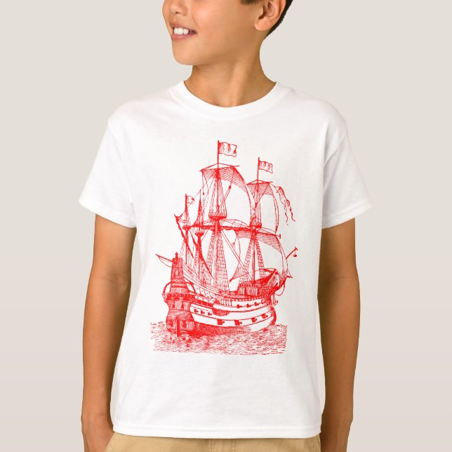 Gallion - Red T-Shirt (Front)