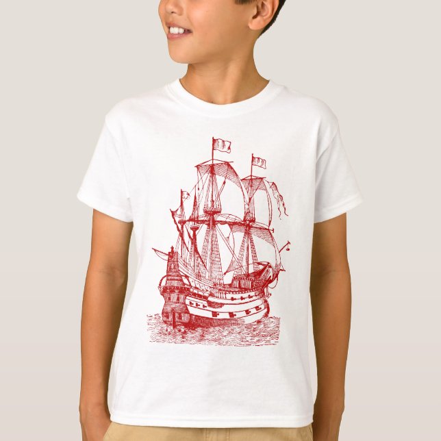 Gallion - Ruby Red T-Shirt (Front)