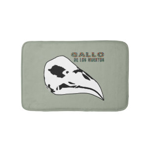 Gallo De Los Muertos Bath Mat
