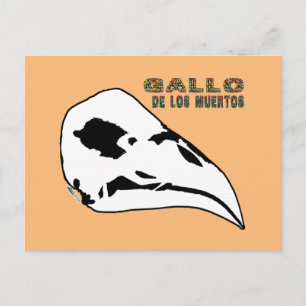 Gallo De Los Muertos Postcard