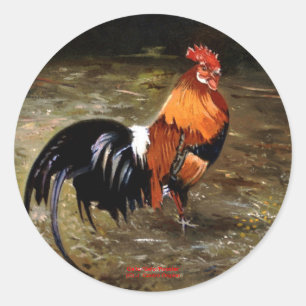 Gallo/Gallo/Rooster Classic Round Sticker