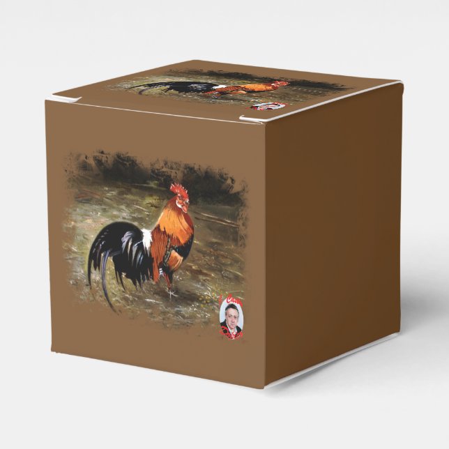 Gallo/Galo/Rooster Favour Box (Front Side)