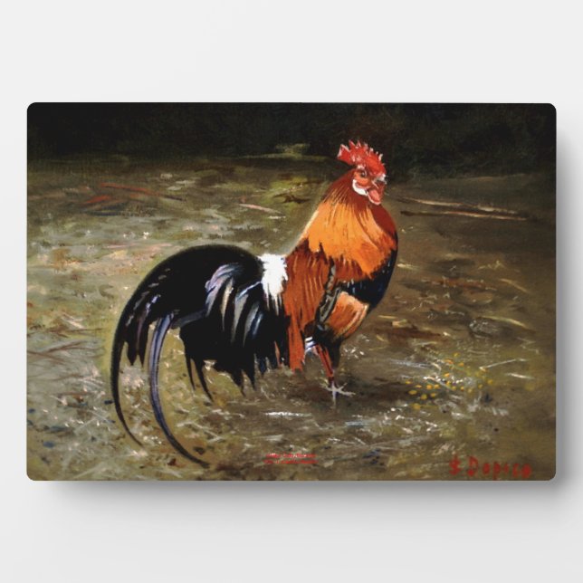 Gallo/Galo/Rooster Plaque (Front)