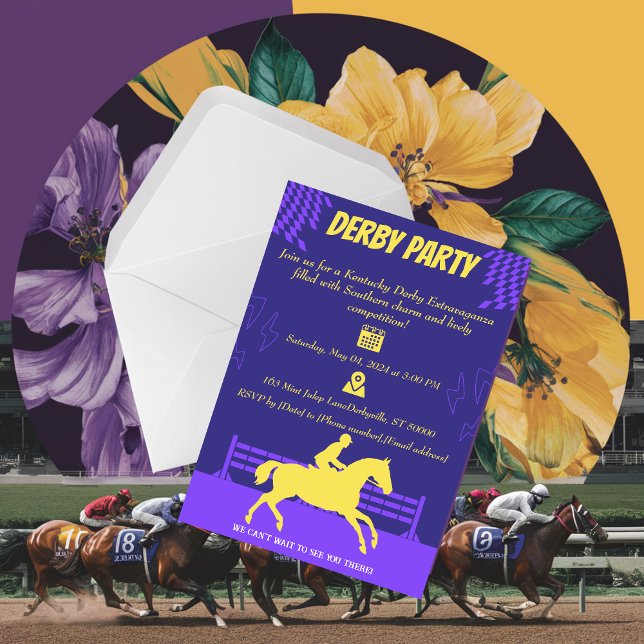 Gallop into Fun: Race Horse Party Invitation (Creator Uploaded)