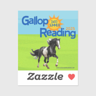 Gallop Into Summer Reading Sticker