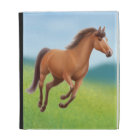 Galloping Bay Thoroughbred Horse iPad Case
