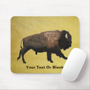 Galloping Bison Mouse Mat