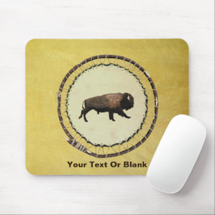 Galloping Bison Mouse Mat