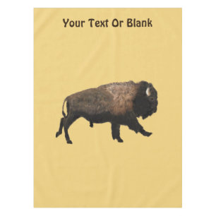 Galloping Bison Tablecloth