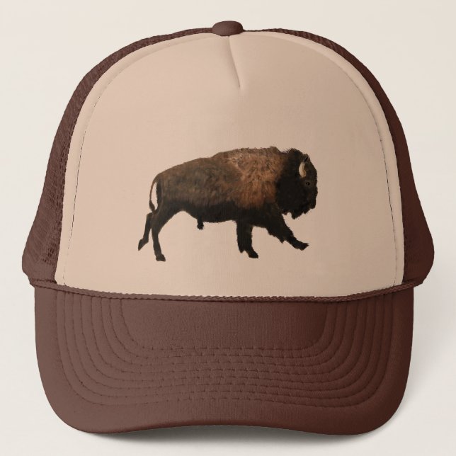 Galloping Bison Trucker Hat (Front)