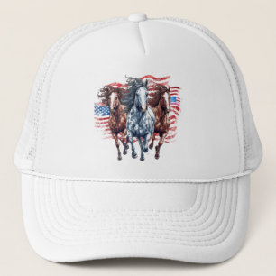 Galloping Freedom Trucker Hat