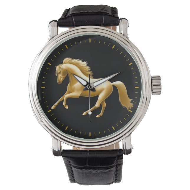 Galloping Golden Horse Watch (Front)