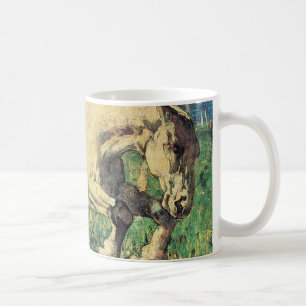Galloping Horse by Giovanni Segantini, Vintage Art Coffee Mug