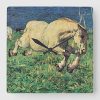 Galloping Horse by Giovanni Segantini, Vintage Art
