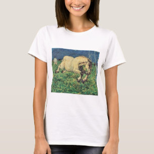 Galloping Horse by Giovanni Segantini, Vintage Art T-Shirt
