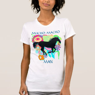 Galloping horse - MUCHO MACHO MAN - Winning - T-Shirt