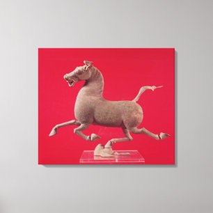 Galloping horse with one Hoof Resting on a Canvas Print