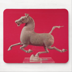 Galloping horse with one Hoof Resting on a Mouse Mat