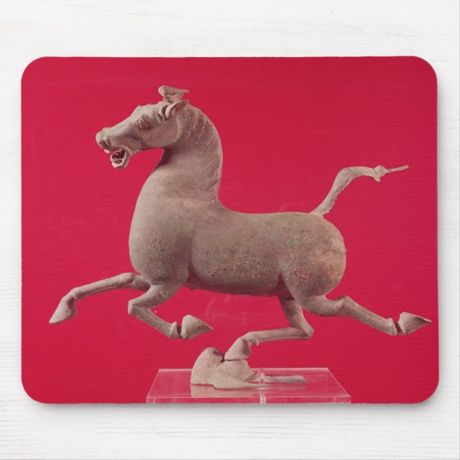 Galloping horse with one Hoof Resting on a Mouse Mat (Front)