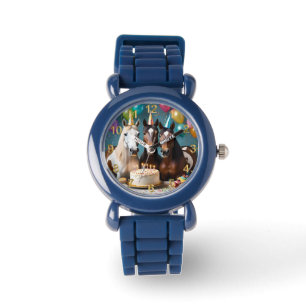Galloping into Fun: A Horse Birthday Celebration Watch