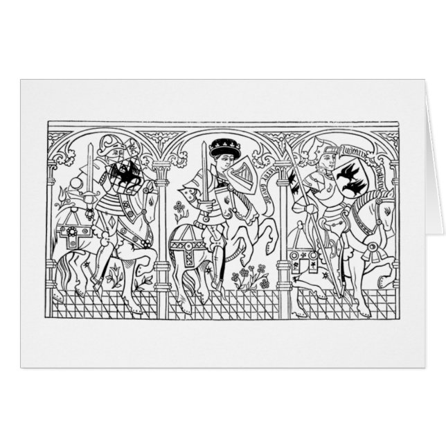 Galloping Knights BLANK cards (Front Horizontal)