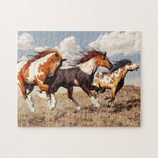 Galloping Mustangs Jigsaw Puzzle