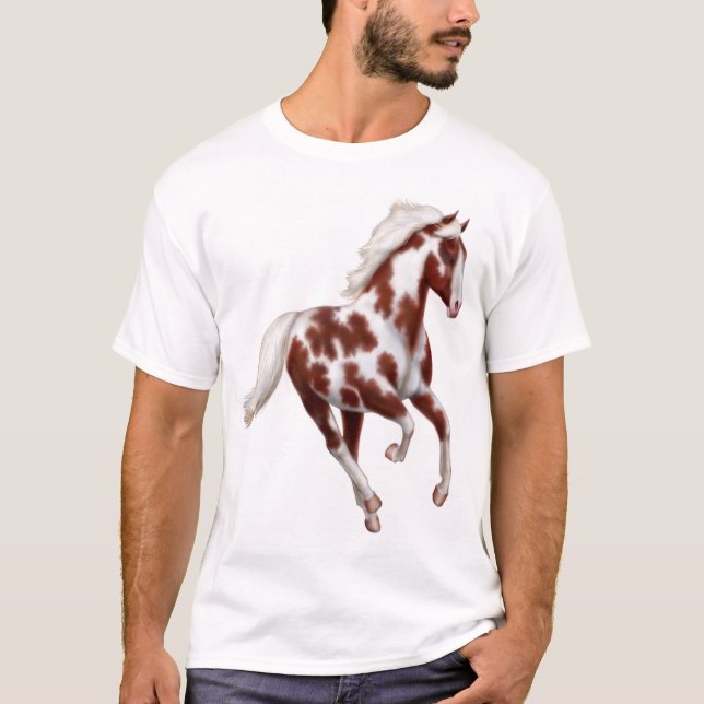 Galloping Pinto Paint Horse Shirt (Front)