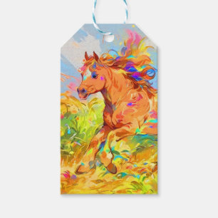 Galloping Pony - Children's Book Art Gift Tags
