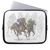 Galloping Race Horses