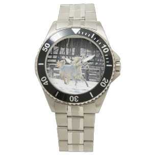 Galloping White Horse Watch