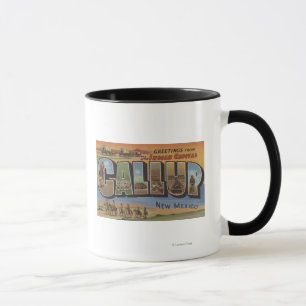 Gallup, New Mexico - Large Letter Scenes 2 Mug