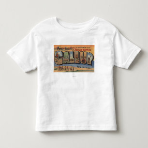 Gallup, New Mexico - Large Letter Scenes Toddler T-Shirt