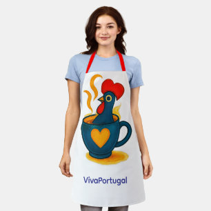 Galo de Barcelos Apron – Portuguese Rooster Pop Ar