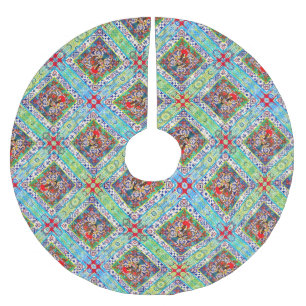 Galo de Barcelos, Portugal Brushed Polyester Tree Skirt