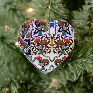 Galo de Barcelos Portugal  Ceramic Tree Decoration